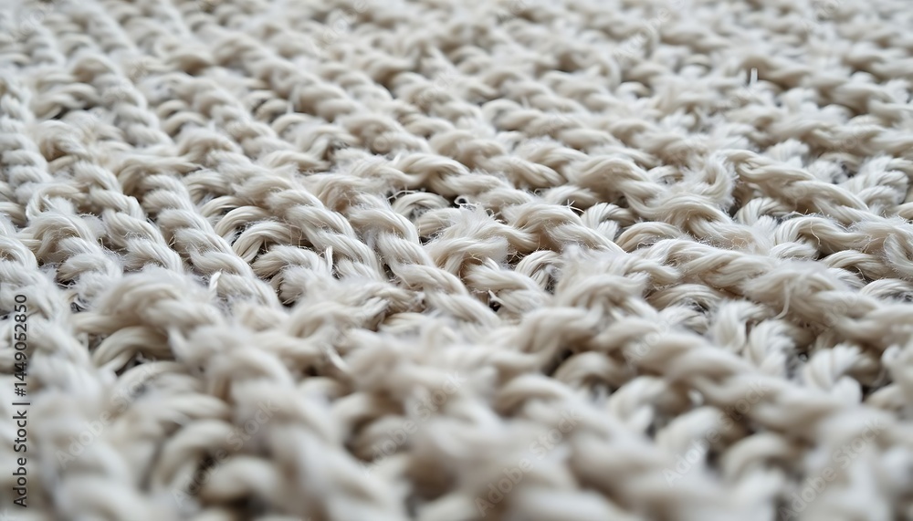 close up of a white knitted blanket close up of a white knitted blanket