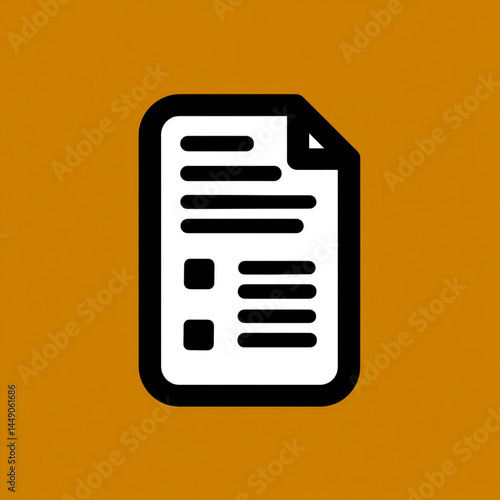 vector document icon. Generative AI