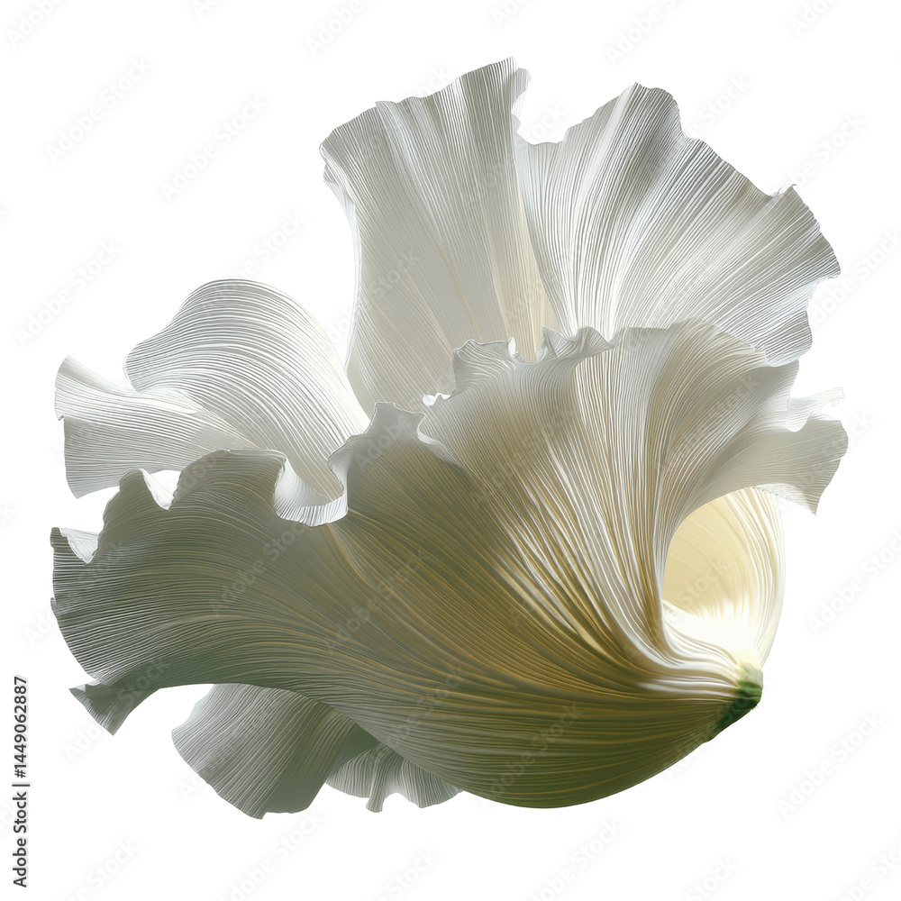 Delicate White Flower Petal Detail, Abstract Floral Macro Photography Delicate White Flower Petal Detail, Abstract Floral Macro Photography