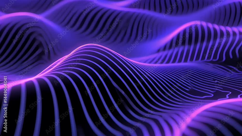 Abstract Purple and Pink Wavy Lines Background Abstract Purple and Pink Wavy Lines Background
