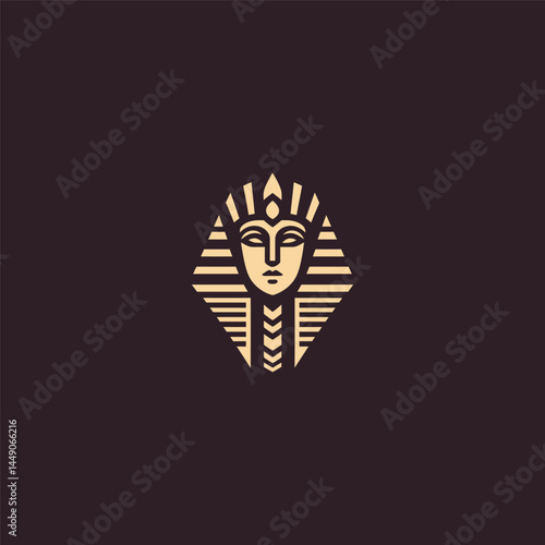 Cleopatra logo in bold geometric illustration style.