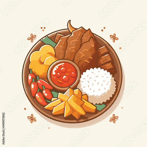 traditional, spicy, indonesia, rendang, cuisine, meat, indonesian food, food, homemade, minangkabau, beef, delicious, lunch, coconut milk, meal, chili, background, west sumatra, restaurant, padang, ta