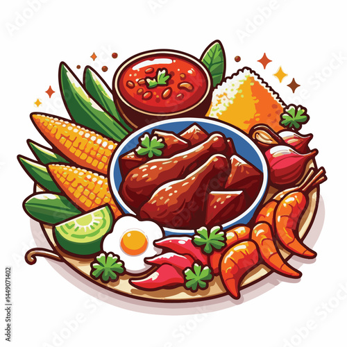 traditional, spicy, indonesia, rendang, cuisine, meat, indonesian food, food, homemade, minangkabau, beef, delicious, lunch, coconut milk, meal, chili, background, west sumatra, restaurant, padang, ta