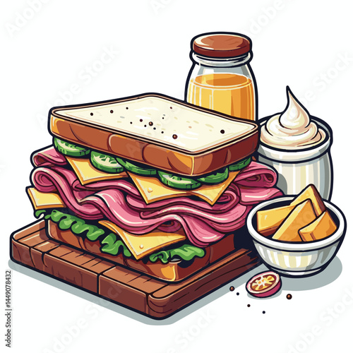 sandwich, meat, food, delicious, beef, cheese, sauerkraut, meal, grilled, bread, reuben, lunch, american, cabbage, cuisine, corned beef, pastrami, tasty, background, rye bread, rye, sliced, restaurant