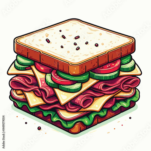 sandwich, meat, food, delicious, beef, cheese, sauerkraut, meal, grilled, bread, reuben, lunch, american, cabbage, cuisine, corned beef, pastrami, tasty, background, rye bread, rye, sliced, restaurant