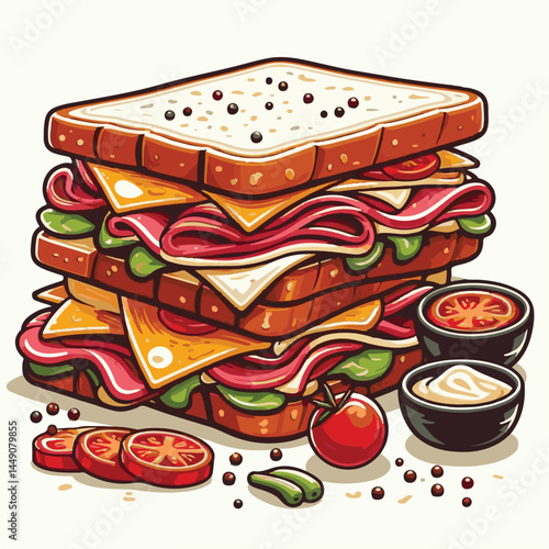 sandwich, meat, food, delicious, beef, cheese, sauerkraut, meal, grilled, bread, reuben, lunch, american, cabbage, cuisine, corned beef, pastrami, tasty, background, rye bread, rye, sliced, restaurant