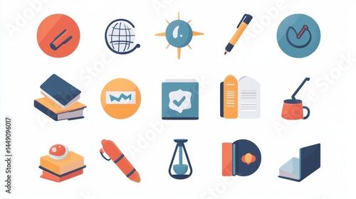 Educational Icons Collection (21) photo