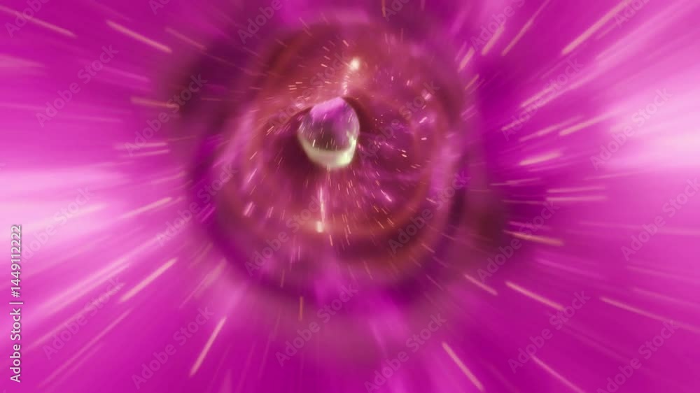 space vortex wormhole magenta/red