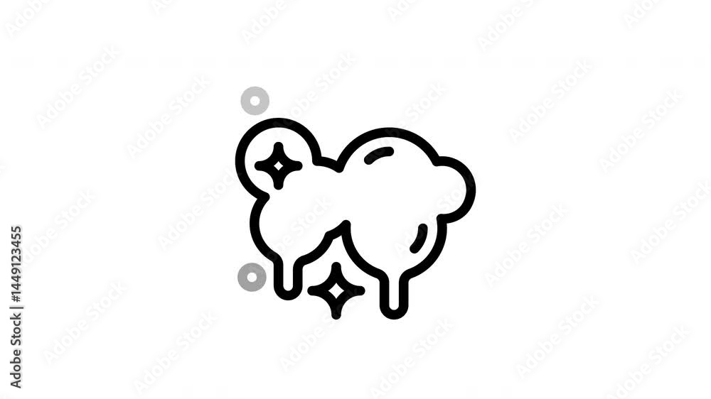 bubble animated icon bubble animated icon