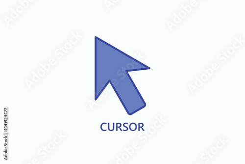 Free Download Cursor Icon Or Logo Isolated Illustration - GFXLoad