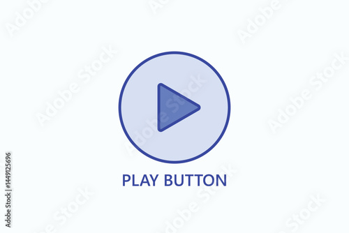 Free Download Play Button Icon Or Logo Isolated Illustration - GFXLoad