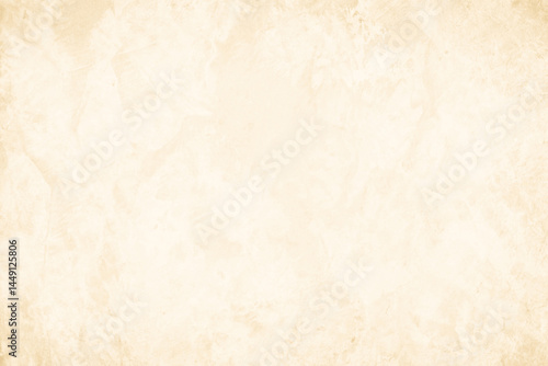 Colour old concrete wall texture background. Close up retro plain cream color cement wall background texture. Design paper vintage parchment element.