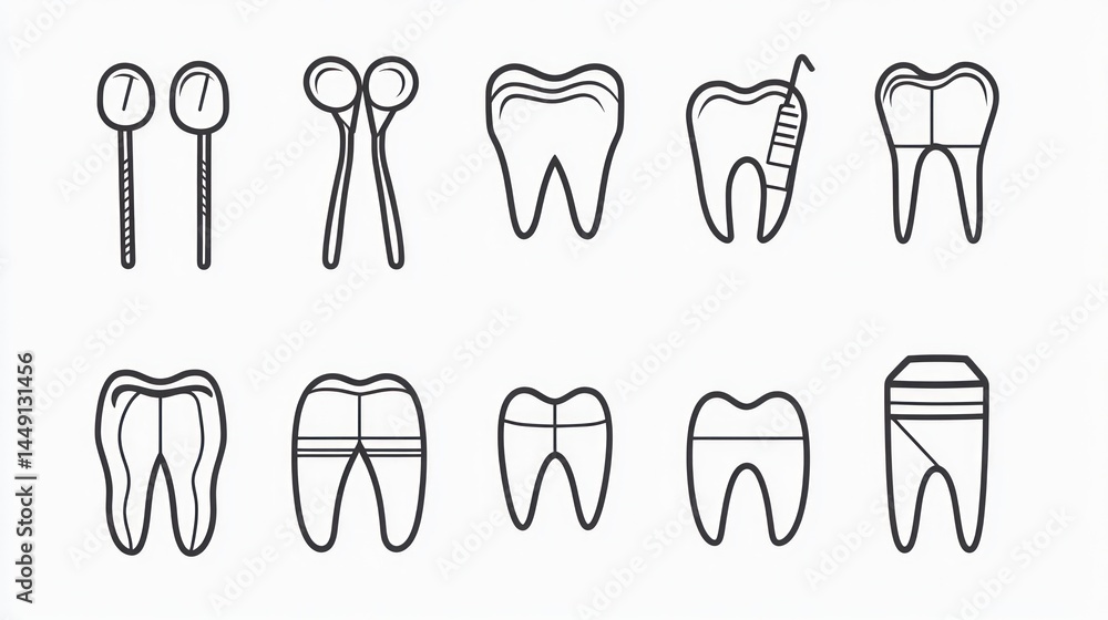 Dental Procedures Illustrations (13) Dental Procedures Illustrations (13)