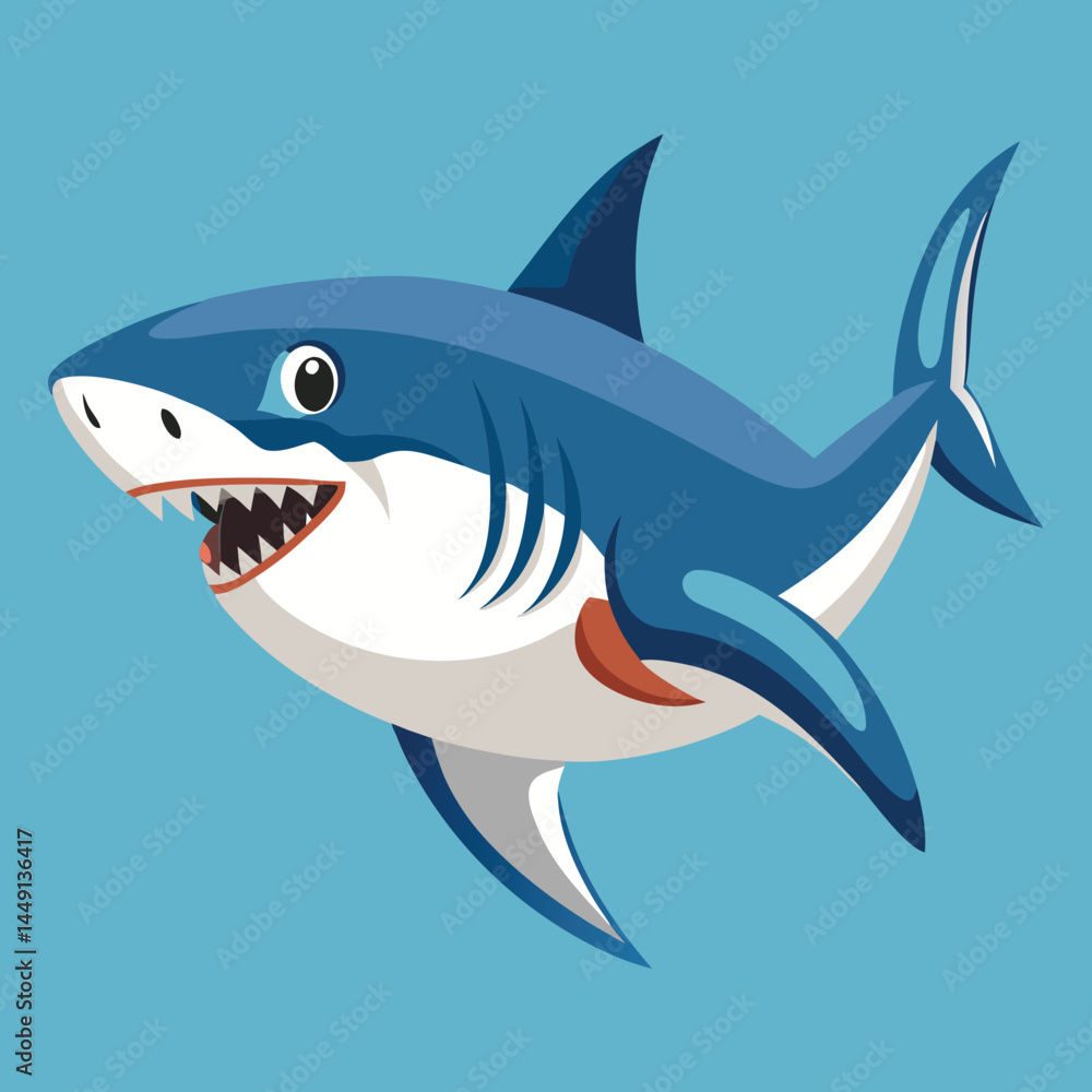 Fototapeta premium great white shark