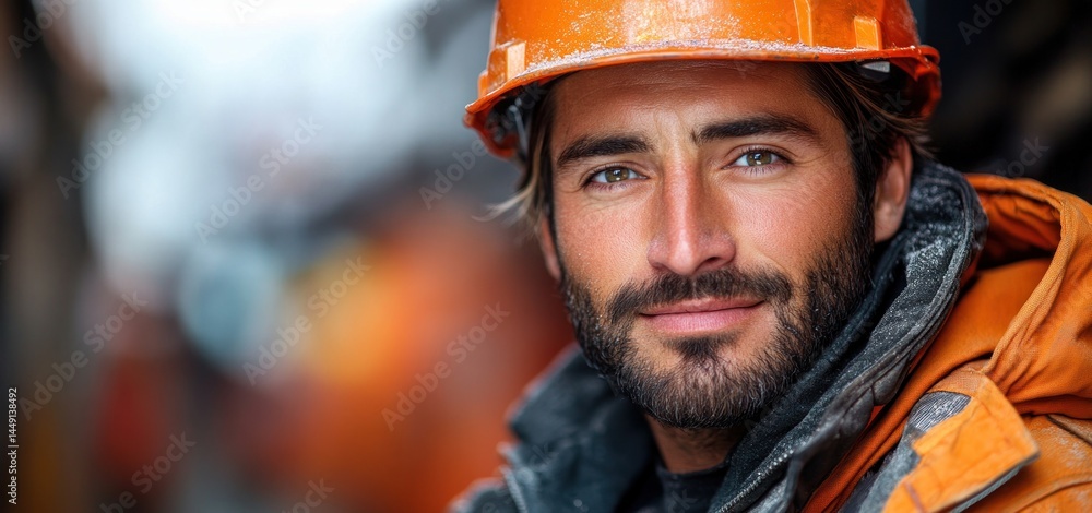 Portrait of a Confident Construction Worker Portrait of a Confident Construction Worker