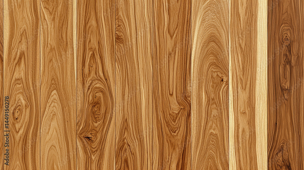 Seamless polished golden oak wood grain texture with fine details Seamless polished golden oak wood grain texture with fine details