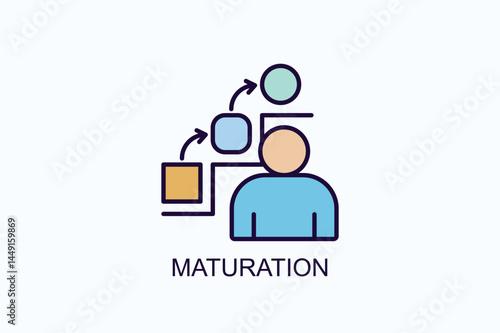 Maturation Icon Or Logo Isolated Illustration