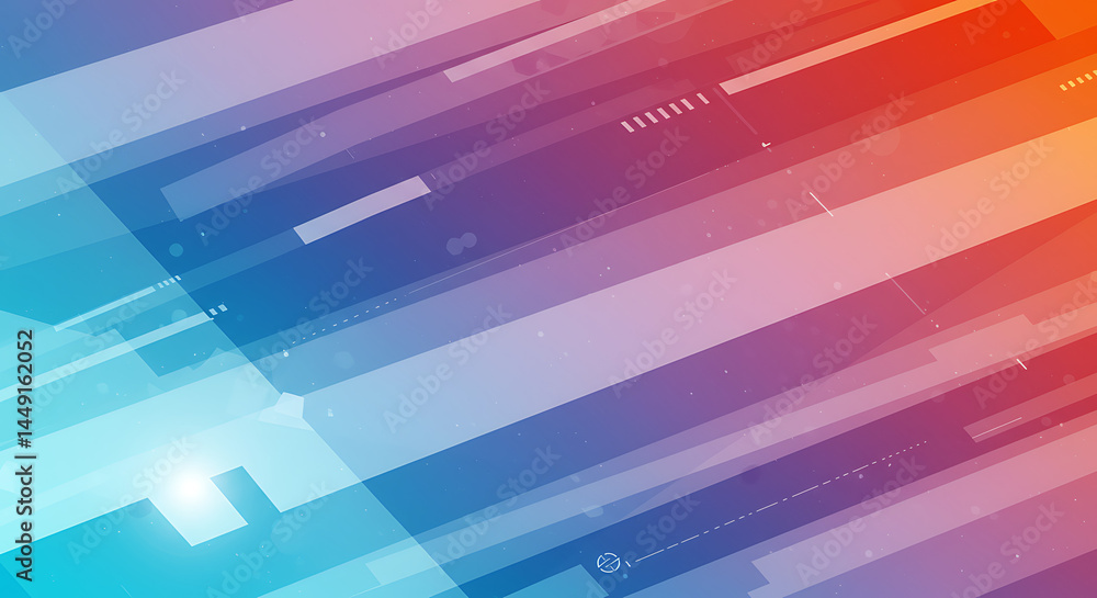 Abstract Geometric Background with Gradient Abstract Geometric Background with Gradient