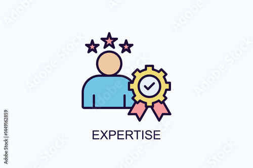 Expertise Icon Or Logo Isolated Illustration