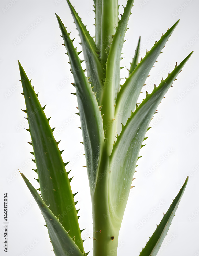 aloe vera stem, highly detailed, sharp focus, soft studio lighting, modern aesthetic, isolated on white background aloe vera stem, highly detailed, sharp focus, soft studio lighting, modern aesthetic, isolated on white background