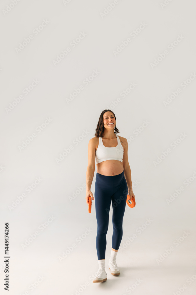 Pregnant athlete Pregnant athlete