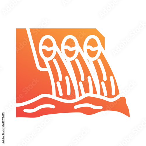 Hydropower Dam Icon