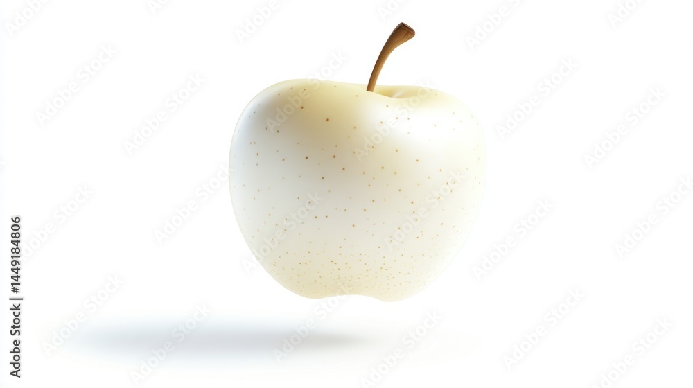 Obraz premium Creamy, luminous apple