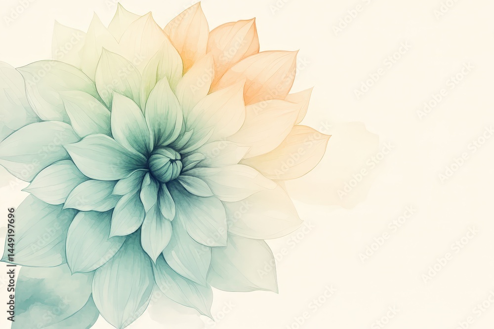 Obraz premium Delicate, pastel-hued flower arrangement.