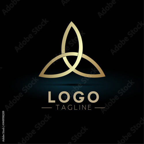 Modern minimalist professional and creative 3 corner logo design.