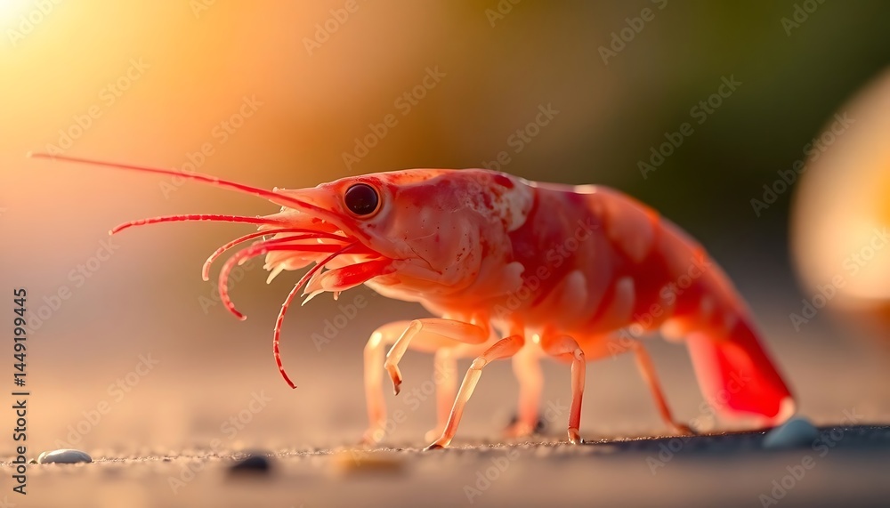 close up of a shrimp on the ground close up of a shrimp on the ground