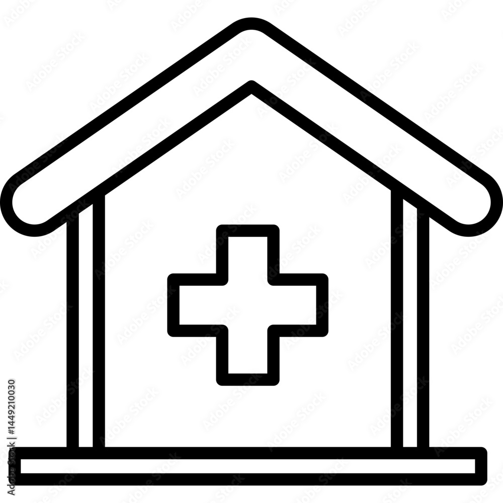 Obraz premium Home Care Icon