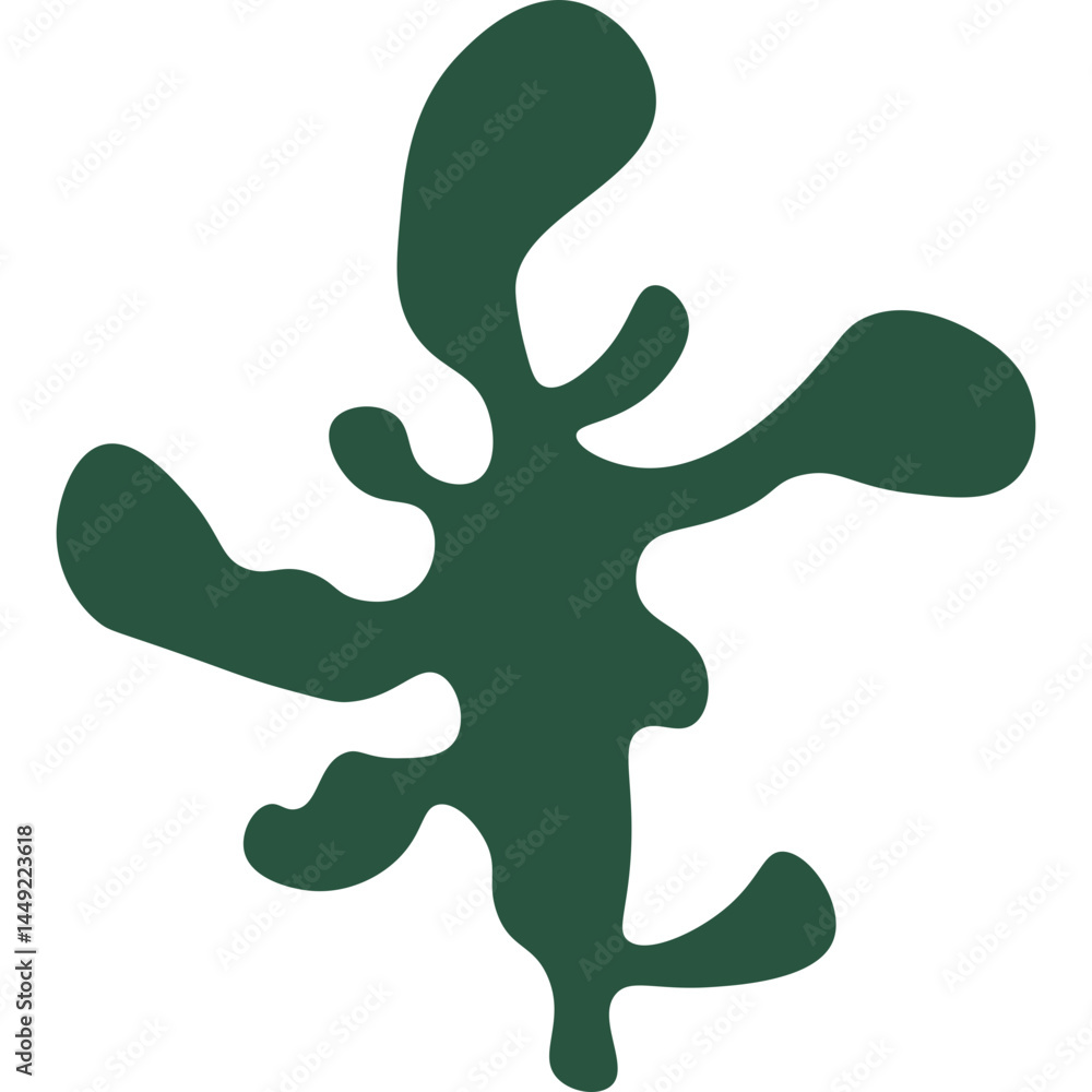 Obraz premium Abstract Leaves Shape