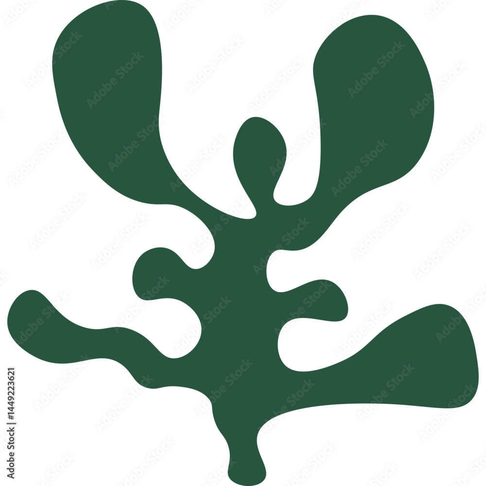 Abstract Leaves Shape Abstract Leaves Shape