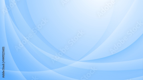 Blue abstract background with curved lines suitable for modern designs, web banners, social media graphics, and artistic presentations.