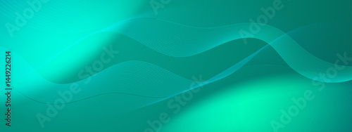 Wavy lines on a turquoise background, suitable for abstract designs, backgrounds, wallpaper, digital art, and artistic projects in general.