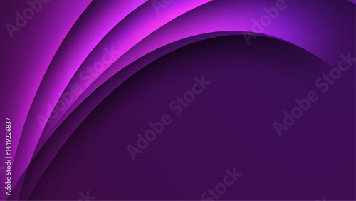 Simple abstract background with purple curved lines suitable for digital designs, presentations, website backgrounds, and artistic projects. Great for modern concepts.