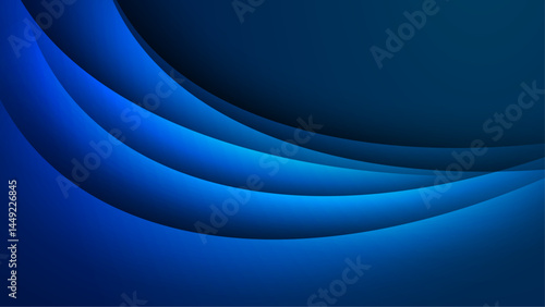 Blue abstract background with curves suitable for website backgrounds, social media posts, graphic designs, and presentation slides for a modern look.
