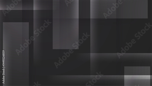 Black and gray geometric abstract background. Suitable for modern design projects needing a sleek and sophisticated look. Great for backgrounds or digital artworks.