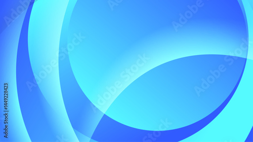 Blue and turquoise overlapping circles with a modern and abstract design, suitable for backgrounds, prints, branding, and digital art projects.