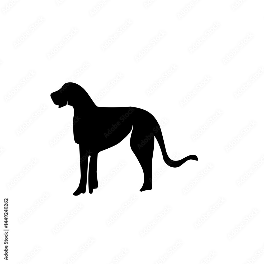 dog silhouette icon dog silhouette icon