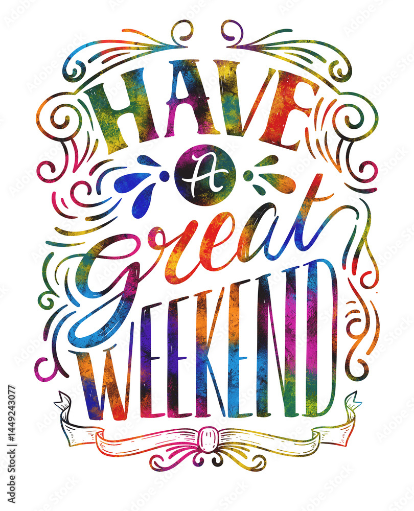 Have a great weekend Vintage ornaments weekend greeting