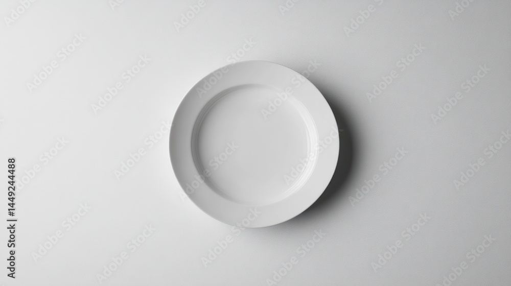 Empty Oval Plate Empty Oval Plate