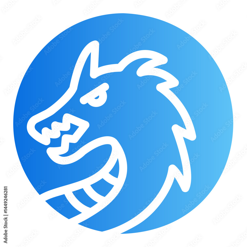dragon Gradient icon dragon Gradient icon