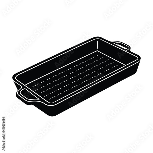 Baking Sheet on white background