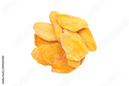 Obraz na płótnie PNG,Dried mango, isolated on white background w salonie