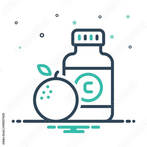 Mix icon for vitamins