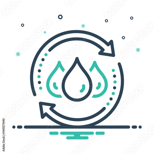 Mix icon for water balance