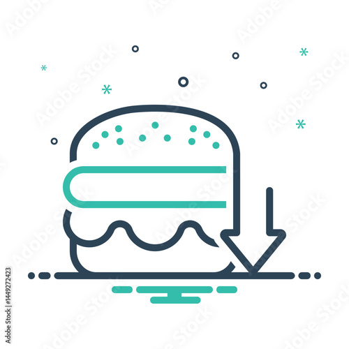 Mix icon for low carb