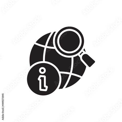 search info icon collection .design style with background