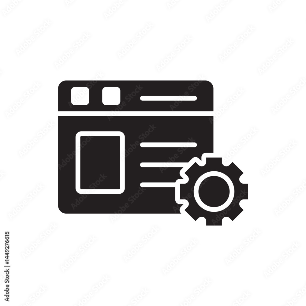 website icon collection .design style with background website icon collection .design style with background